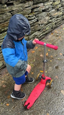 Bild 1 av Rowena till Color Kids - Kid's Jacket Colorblock - Regnjacka