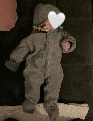 Imagen 1 de Prisca sobre Engel - Baby Overall mit Kapuze - Mono