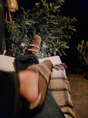 Image 1 from Nicolette of Espadrij - Women's Cloq Velour Strap - Sandals