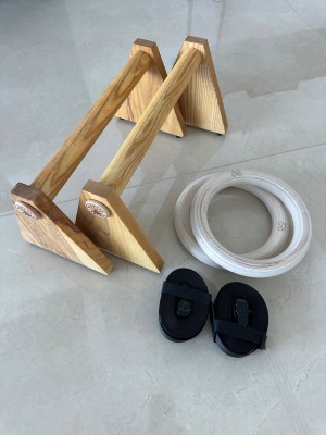 Image 2 from Yasar of KletterRetter - Holz Parallettes - Training device