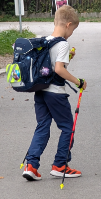 Foto 1 van Volodymyr bij Leki - Kid's Ultratrail FX Junior - Trailrunningstokken