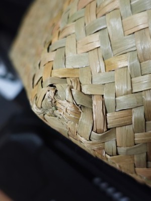 Imagen 1 de Igor sobre Rice - Raffia Bags with Raffia Handles and Fabric Closing - Bolsa