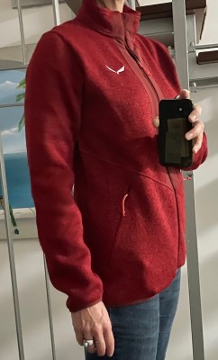 Immagine 3 di Simone su Salewa - Women's Rocca 2 PL Full Zip - Giacca in pile