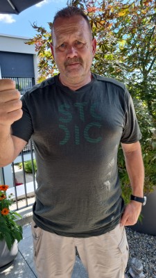 Imagen 1 de Michael sobre Stoic - Merino150 HeladagenSt. T-Shirt Artwork - Camiseta de merino