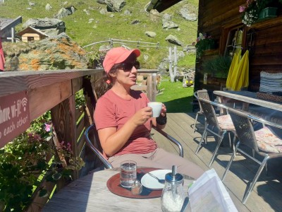 Image 1 from Susanne of Stoic - Women's Merino155 LaholmSt. T-Shirt Daisy Flower - Merino shirt