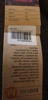 Imagen 1 de Anja sobre Ticket to the Moon - Eco Bag Medium 20 - Bandolera