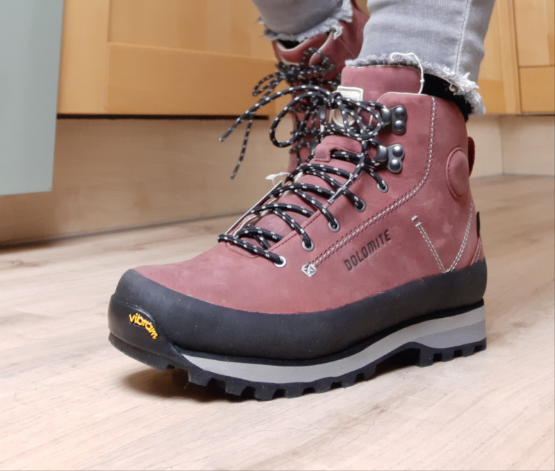 Dolomite Cinquantaquattro Hike W GTX, Sportschuhe für Damen, Bu Red Fu Pi, 42.5 EU